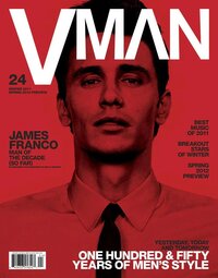 James Franco magazine cover appearance VMan # 24, Winter 2011