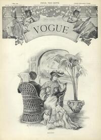 Vogue May 1903 magazine back issue cover image