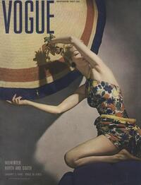 Denise Matthews magazine cover appearance Vogue January 1940