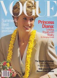 Princess Diana magazine cover appearance Vogue May 1993
