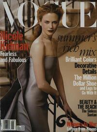 Nicole Kidman magazine cover appearance Vogue June 1999