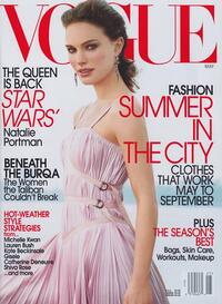 Natalie Portman magazine cover appearance Vogue May 2002