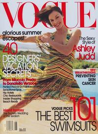 Ashley Ciminella magazine cover appearance Vogue June 2002