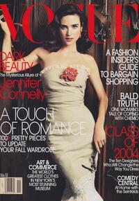 Jennifer Connelly magazine cover appearance Vogue November 2004