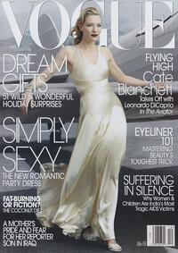 Leonardo DiCaprio magazine cover appearance Vogue December 2004