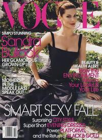 Sandra Bullock magazine cover appearance Vogue October 2006