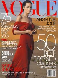 Angelina Jolie magazine cover appearance Vogue January 2007