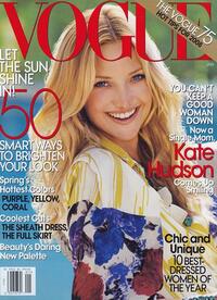 Kate Hudson magazine cover appearance Vogue January 2008