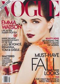 Emma Watson magazine cover appearance Vogue July 2011