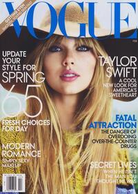 Taylor Swift magazine cover appearance Vogue February 2012
