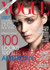Vogue February 2013 magazine back issue cover image