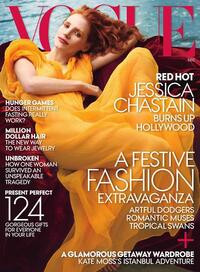 Vogue December 2013 magazine back issue cover image