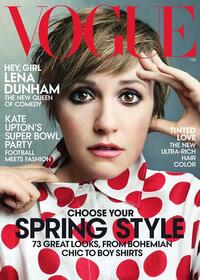 Vogue February 2014 magazine back issue cover image