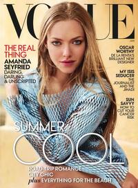 Amanda Seyfried magazine cover appearance Vogue June 2015