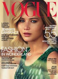 Vogue December 2015 magazine back issue cover image