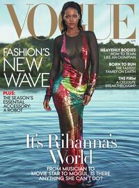Rihanna magazine cover appearance Vogue April 2016