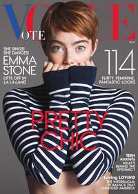 Emma Stone magazine cover appearance Vogue November 2016