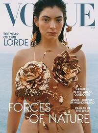 Vogue October 2021 magazine back issue cover image