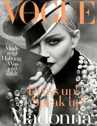 Vogue Germany April 2017 magazine back issue cover image