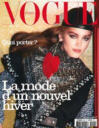 Vogue France October 2019 magazine back issue cover image