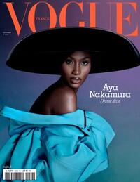 Vogue France November 2021 magazine back issue cover image