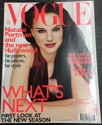 Natalie Portman magazine cover appearance Vogue UK August 1999