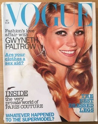Gwyneth Paltrow magazine cover appearance Vogue UK October 2002