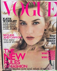 Kate Winslet magazine cover appearance Vogue UK January 2003