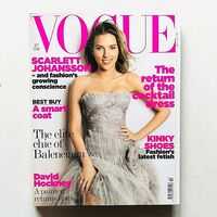 Scarlett Johansson magazine cover appearance Vogue UK October 2006
