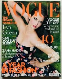 Vogue UK January 2008 magazine back issue cover image