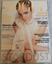 Emma Watson magazine cover appearance Vogue UK December 2010