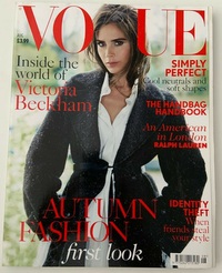 Victoria Beckham magazine cover appearance Vogue UK August 2014