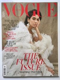 Vogue UK January 2019 magazine back issue cover image
