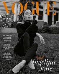 Angelina Jolie magazine cover appearance Vogue UK March 2021