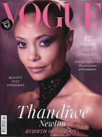 Vogue UK May 2021 magazine back issue cover image