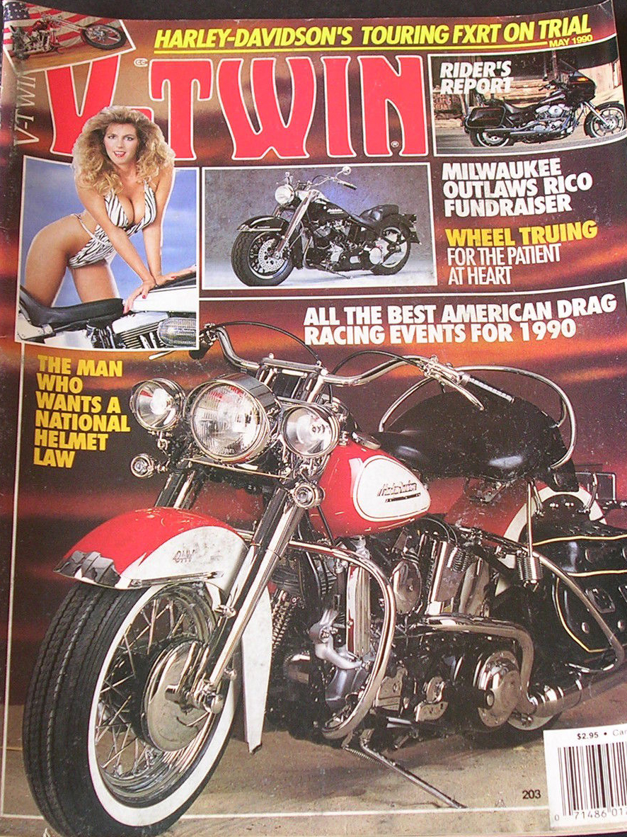 V-Twin May 1990 magazine back issue V-Twin magizine back copy 