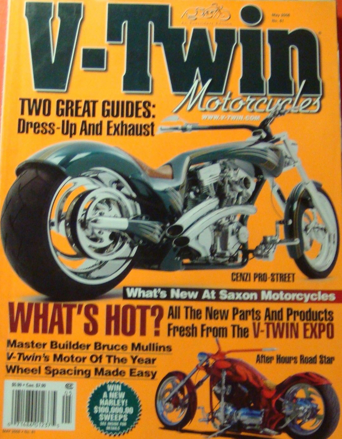 V-Twin May 2006 magazine back issue V-Twin magizine back copy 
