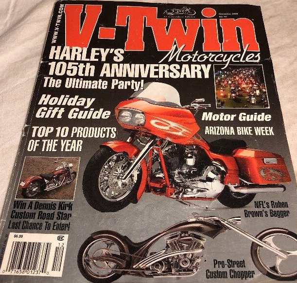 V-Twin December 2008 magazine back issue V-Twin magizine back copy 