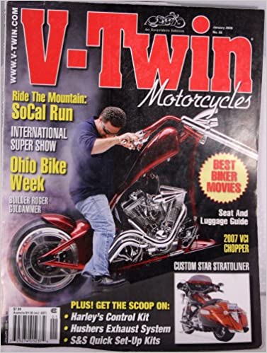 V-Twin January 2009 magazine back issue V-Twin magizine back copy 