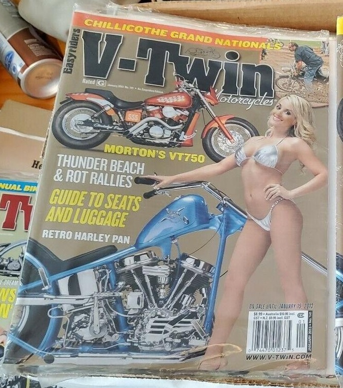 V-Twin # 141, January 2013 magazine back issue V-Twin magizine back copy 