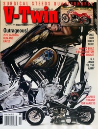 V-Twin # 305, November 1998 Magazine Back Copies Magizines Mags