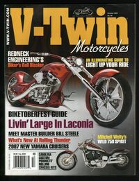 V-Twin # 66, October 2006 Magazine Back Copies Magizines Mags