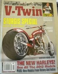 V-Twin # 127, November 2011 magazine back issue cover image