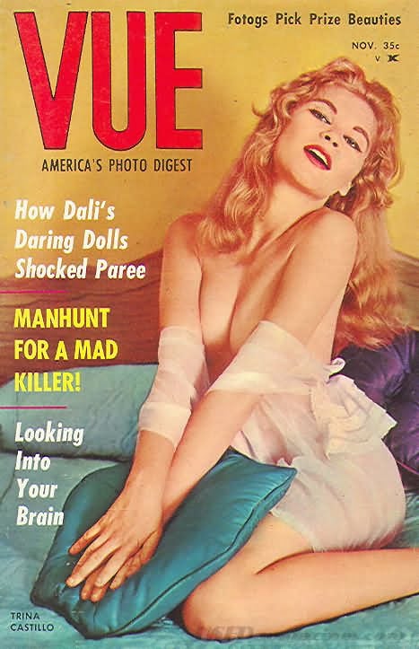 Vue November 1961 magazine back issue Vue magizine back copy 