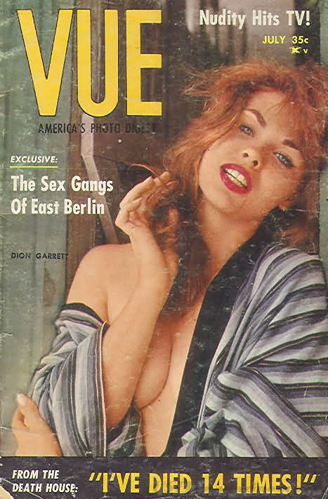 Vue July 1962 magazine back issue Vue magizine back copy 