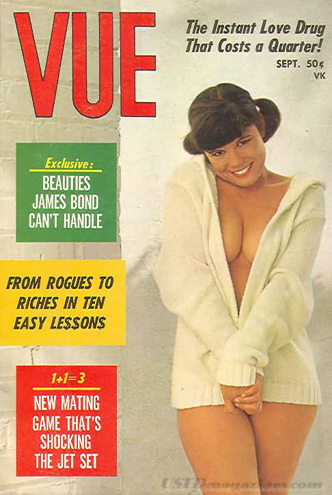 Vue September 1965 magazine back issue Vue magizine back copy 