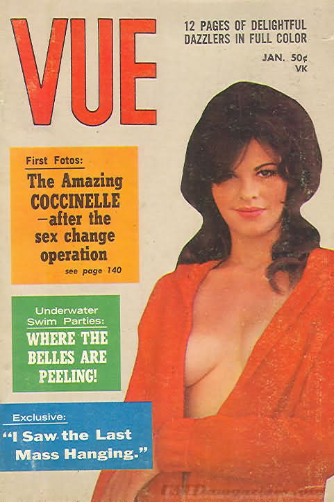 Vue January 1966 magazine back issue Vue magizine back copy 