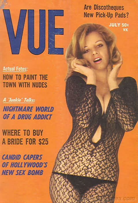 Vue July 1966 magazine back issue Vue magizine back copy 