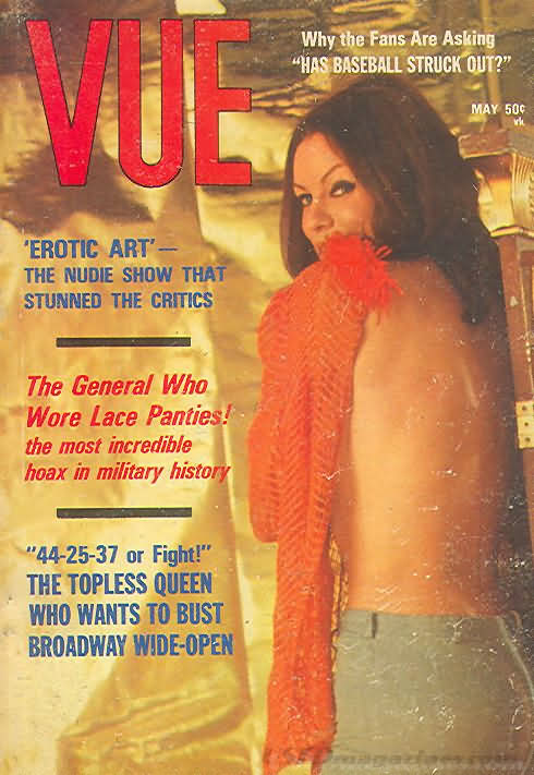 Vue May 1967 magazine back issue Vue magizine back copy 