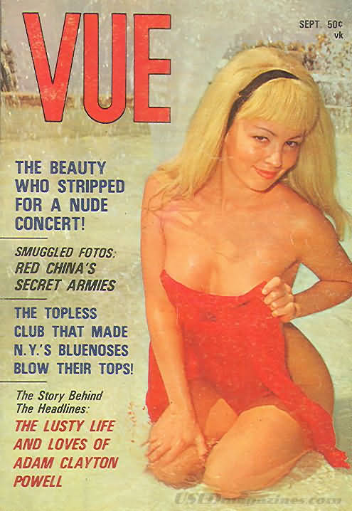 Vue September 1967 magazine back issue Vue magizine back copy 